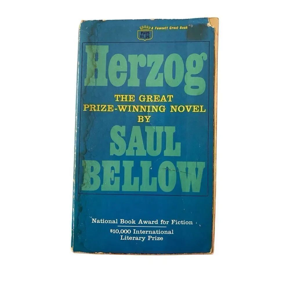 Herzog by Saul Bellow Paperback Book 1964 American Fiction Novel Vintage